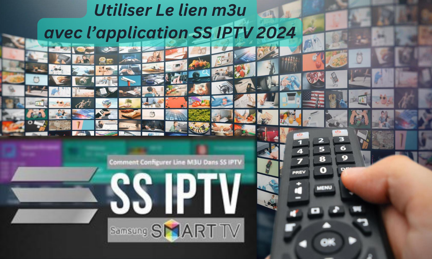 Utiliser Le lien m3u avec l’application SS IPTV 2024