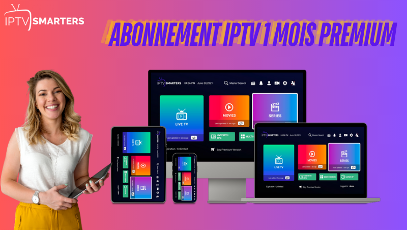 Abonnement IPTV 1 Mois Premium